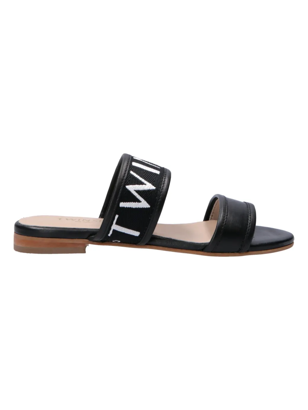 Donna Twin-set Sandali Flat con Fascia Logata