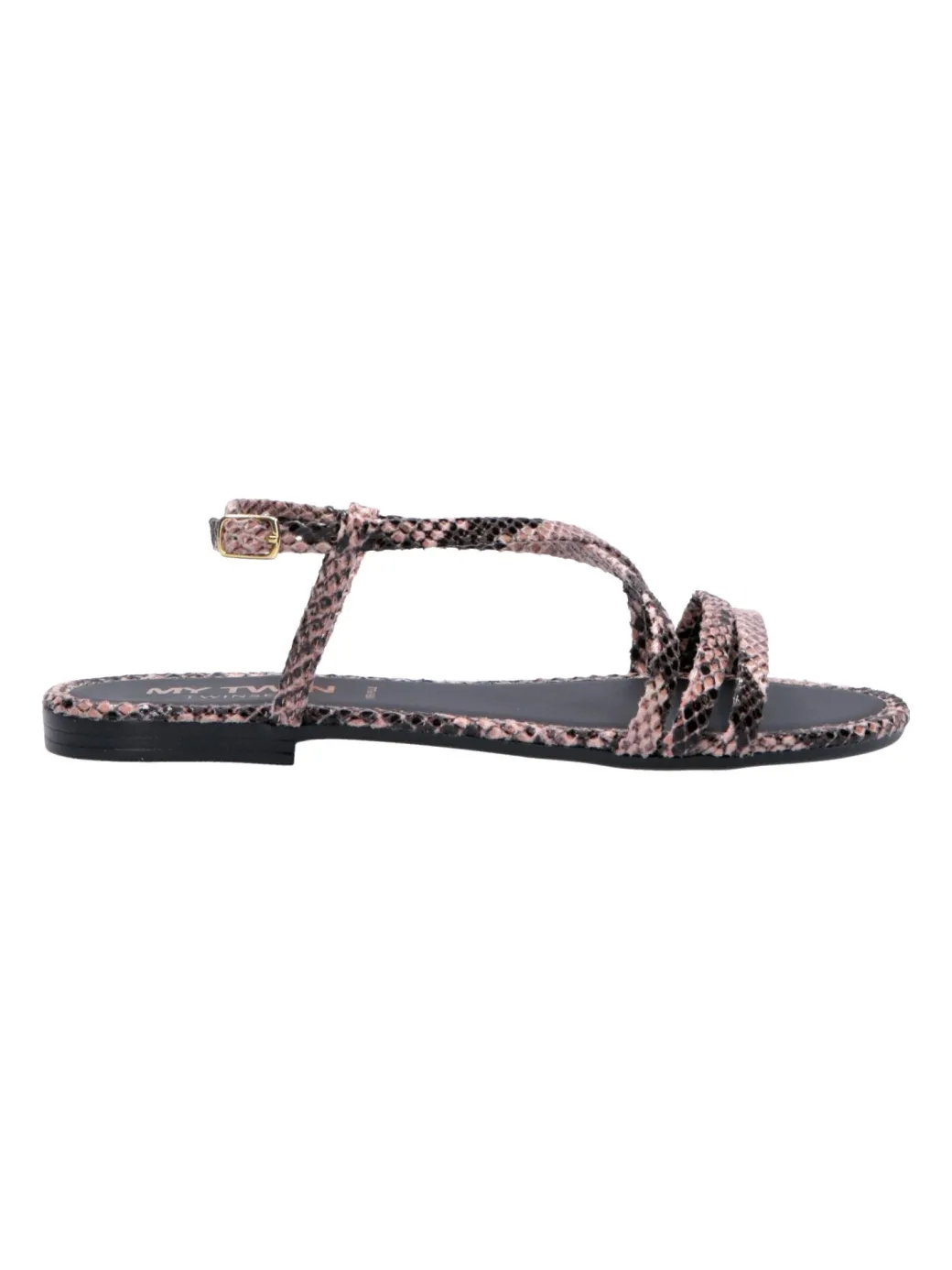 Donna Twin-set Sandali Flat con Pattern