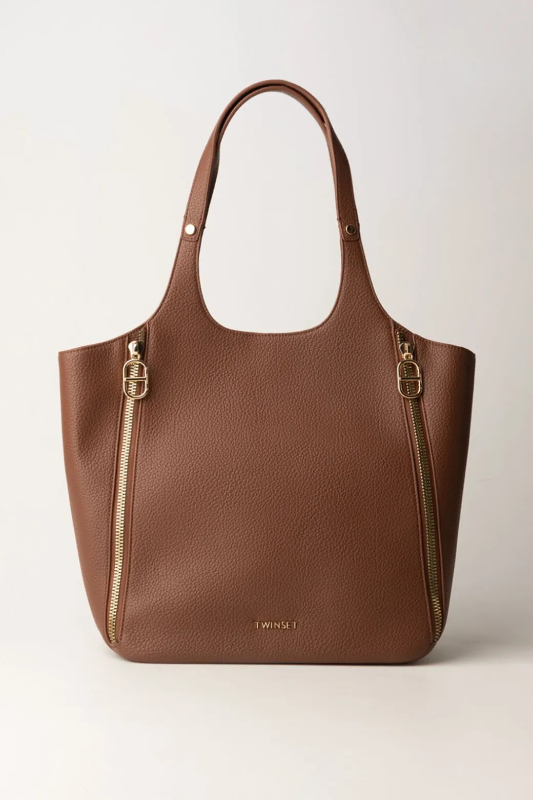 Donna Twin-set Shopper Bag con Doppio Manico
