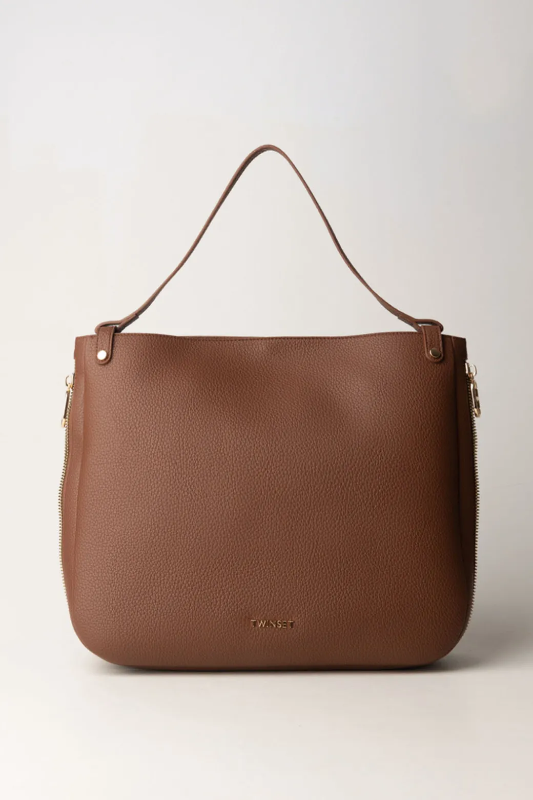 Donna Twin-set Tote Bag con Dettaglio Zip