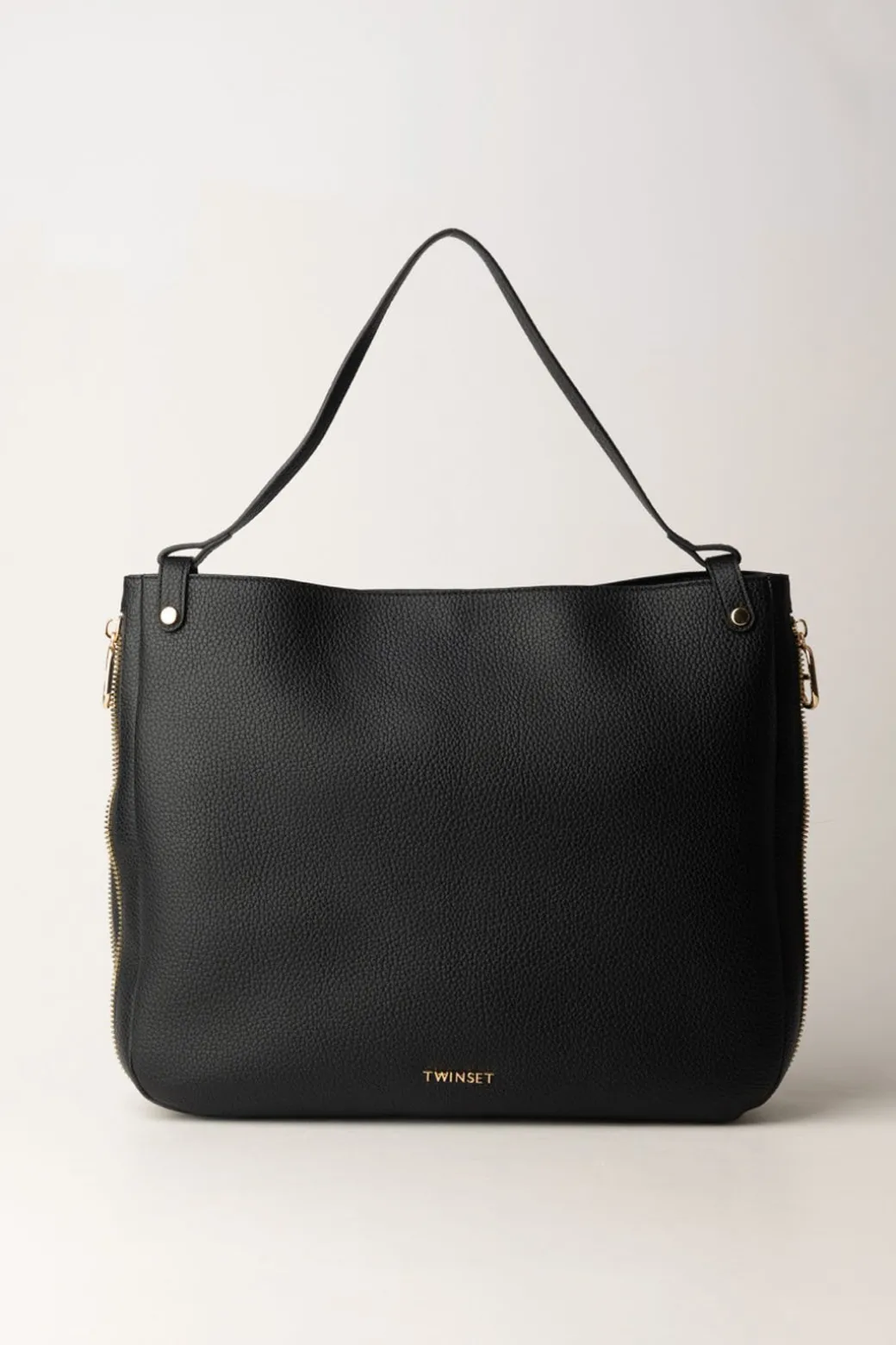 Donna Twin-set Tote Bag con Dettaglio Zip