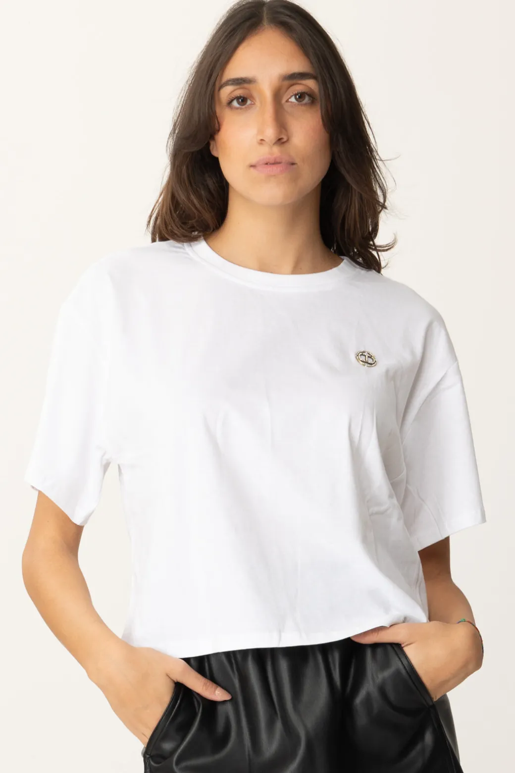 Donna Twin-set T-shirt con Oval T
