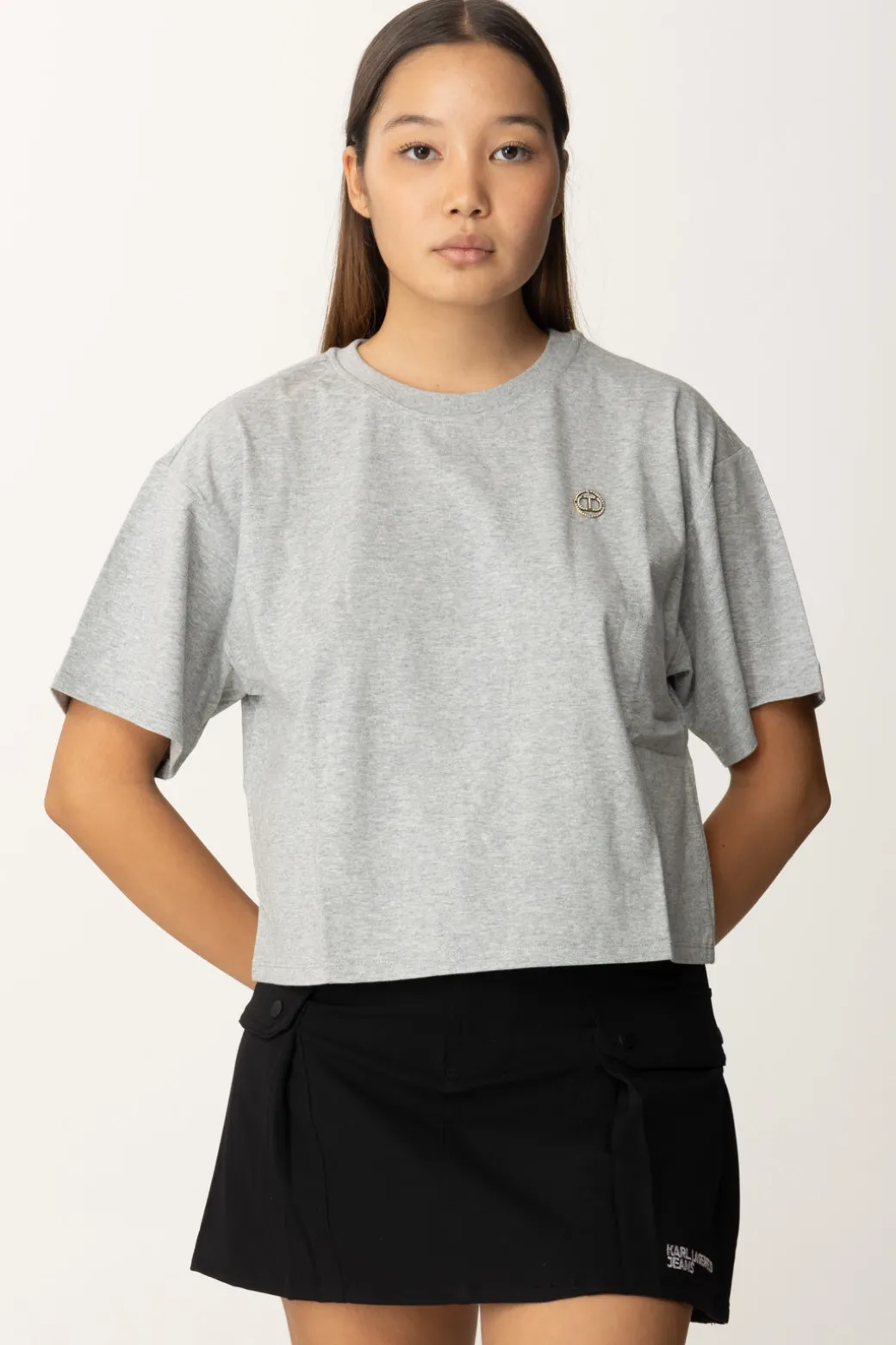 Donna Twin-set T-shirt con Oval T