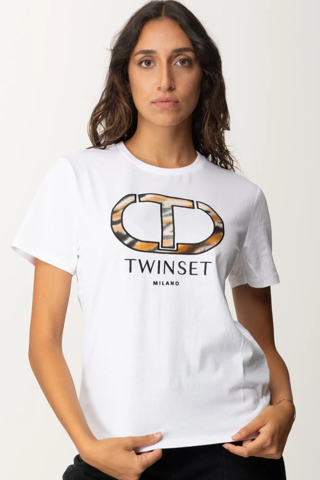 Donna Twin-set T-shirt con Stampa Oval T